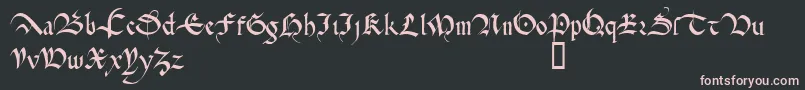 CadeaulxTM Font – Pink Fonts on Black Background