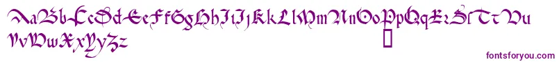 CadeaulxTM-Schriftart – Violette Schriften auf weißem Hintergrund