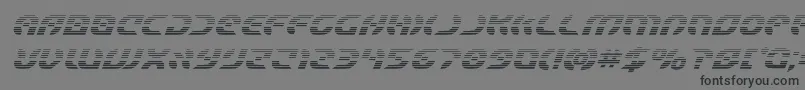 Шрифт Starfighterboldgradital – чёрные шрифты на сером фоне