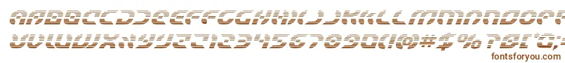Шрифт Starfighterboldgradital – коричневые шрифты