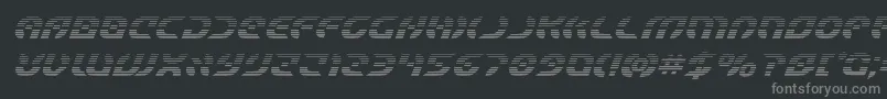 Шрифт Starfighterboldgradital – серые шрифты на чёрном фоне