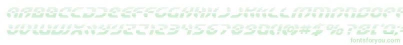 Starfighterboldgradital-fontti – vihreät fontit