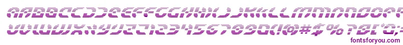 Шрифт Starfighterboldgradital – фиолетовые шрифты