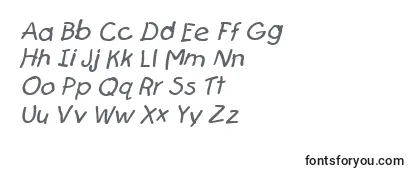FirstgraderItalic Font