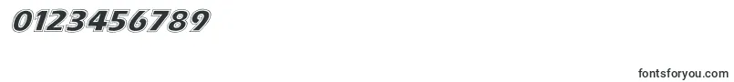 ErascontourItalic Font – Fonts for Numbers and Digits
