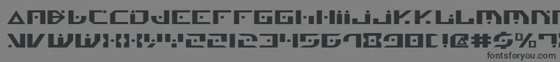 フォントGenv2e – 黒い文字の灰色の背景