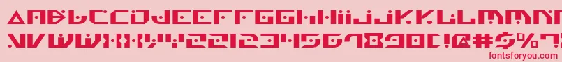 Genv2e Font – Red Fonts on Pink Background