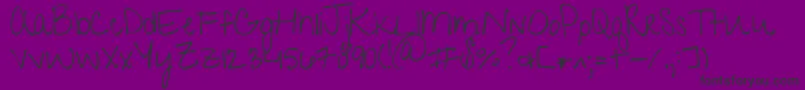 Giveyouglory-Schriftart – Schwarze Schriften auf violettem Hintergrund