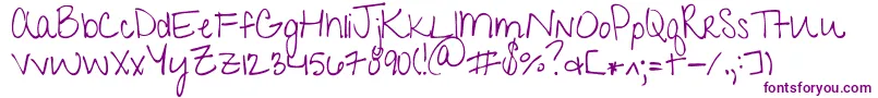 Giveyouglory Font – Purple Fonts