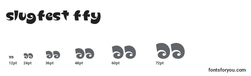 Slugfest ffy Font Sizes
