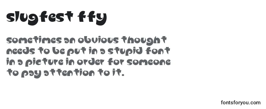 Slugfest ffy Font