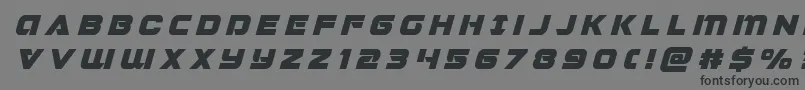 Jeebratitleital Font – Black Fonts on Gray Background