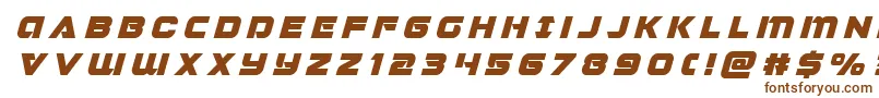 Jeebratitleital Font – Brown Fonts on White Background