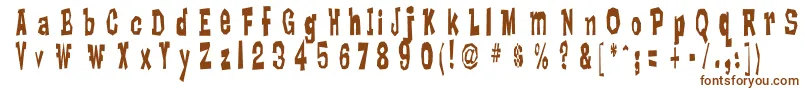 Lankyb Font – Brown Fonts