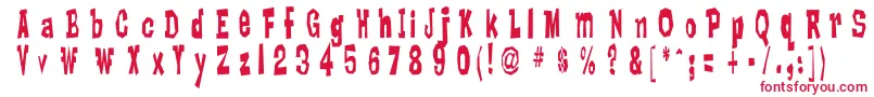 Lankyb Font – Red Fonts