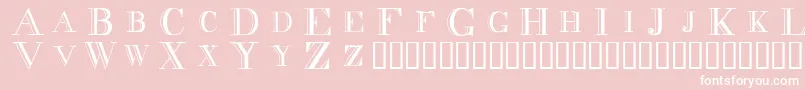 fuente Decnodi – Fuentes Blancas Sobre Fondo Rosa
