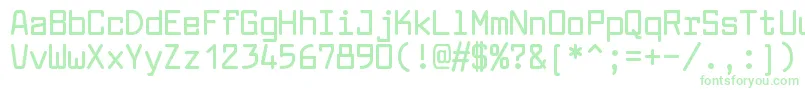 LarabiefontrgBold Font – Green Fonts on White Background