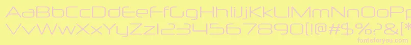 Подробнее о шрифте NeuropolxltRegular Шрифт NeuropolxltRegular – розовые шрифты на жёлтом фоне