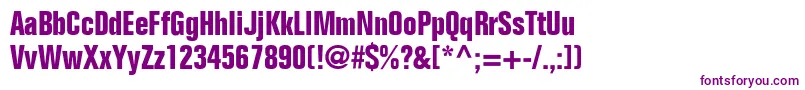 FolioBoldCondensed Font – Purple Fonts