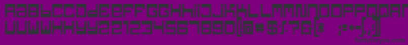 TpfJaibRegular Font – Black Fonts on Purple Background