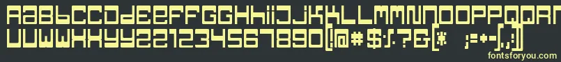 More about TpfJaibRegular Font TpfJaibRegular Font – Yellow Fonts on Black Background
