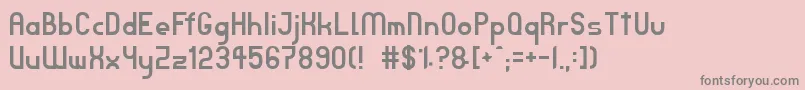 Więcej informacji o czcionce TpfJanus Czcionka TpfJanus – szare czcionki na różowym tle