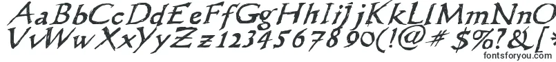 Wlscribbleflinger-fontti – Alkavat W:lla olevat fontit
