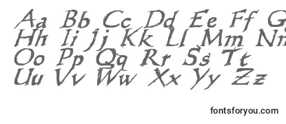 Wlscribbleflinger Font