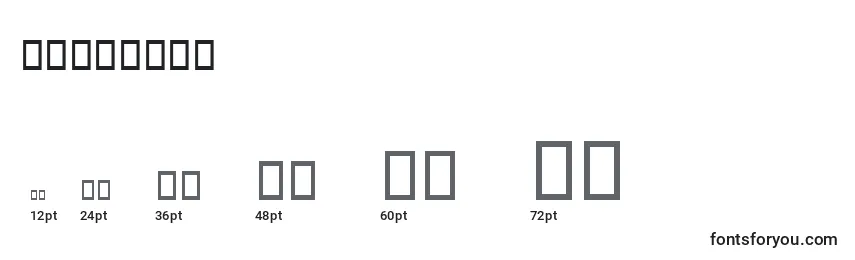 BSepideh Font Sizes