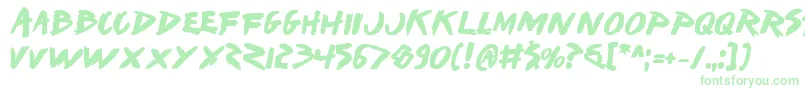 Iwantv2b-fontti – vihreät fontit