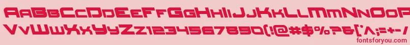 Подробнее о шрифте Redrocketleft Шрифт Redrocketleft – красные шрифты на розовом фоне