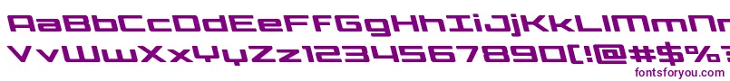 Phoenicialowercaseleft Font – Purple Fonts on White Background