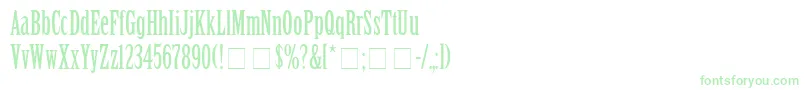 SentinalSsi Font – Green Fonts on White Background