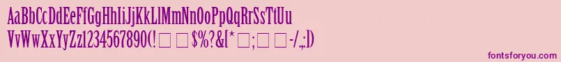 Weitere Informationen zur SentinalSsi-Schriftart SentinalSsi-Schriftart – Violette Schriften auf rosa Hintergrund