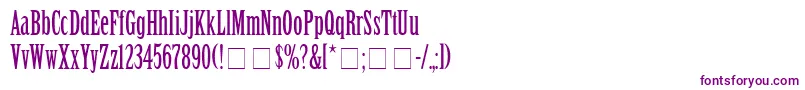 SentinalSsi Font – Purple Fonts on White Background