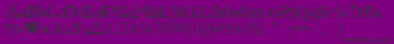 FeedMyFrankenstein Font – Black Fonts on Purple Background