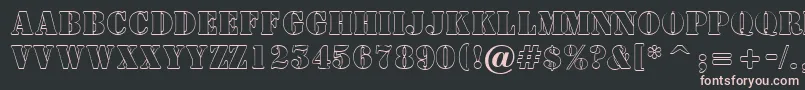 SamperotlRegular Font – Pink Fonts on Black Background