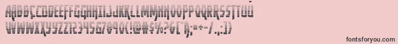 Yankeeclippergrad Font – Black Fonts on Pink Background