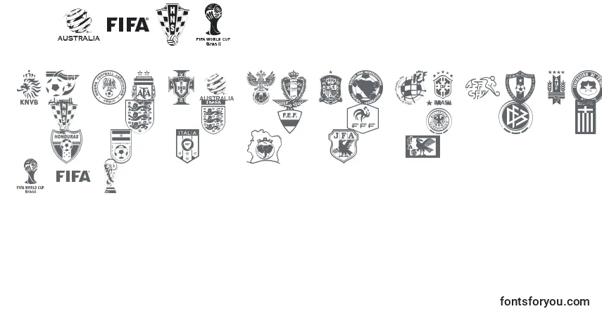 Czcionka Wc2k14 – alfabet, cyfry, specjalne znaki
