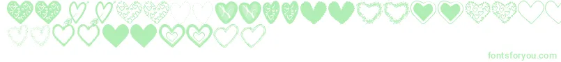 HeartsShapesTfb Font – Green Fonts