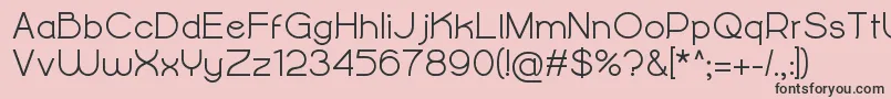 AlightyNesiaBold Font – Black Fonts on Pink Background