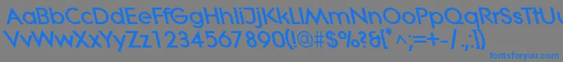Подробнее о шрифте LitheleftyextraboldRegular Шрифт LitheleftyextraboldRegular – синие шрифты на сером фоне