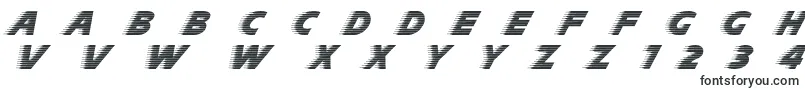 Slipstreamc-fontti – täytetyt fontit