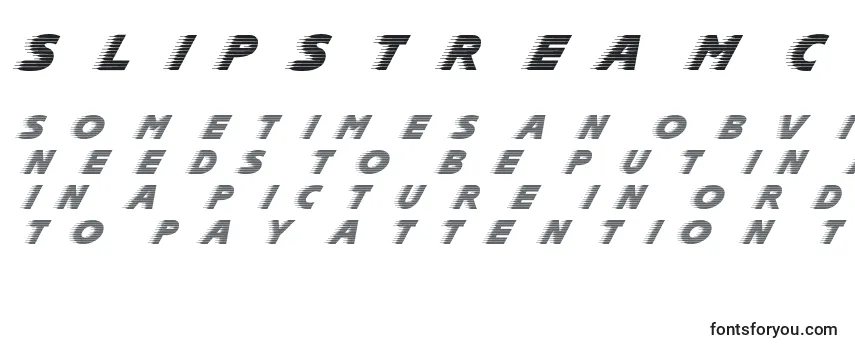 Шрифт Slipstreamc