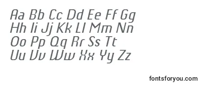ChiqReducedItalic Font