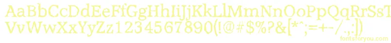 AccoladerandomRegular Font – Yellow Fonts