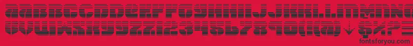 Spacec5g2 Font – Black Fonts on Red Background