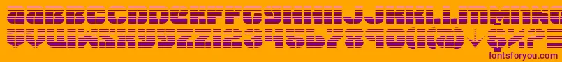 Spacec5g2 Font – Purple Fonts on Orange Background