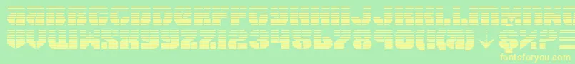 Spacec5g2 Font – Yellow Fonts on Green Background