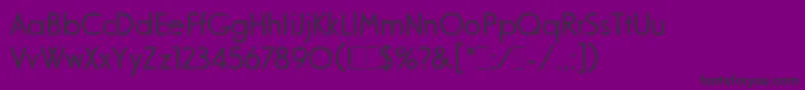 OdessaLetPlain.1.0-Schriftart – Schwarze Schriften auf violettem Hintergrund